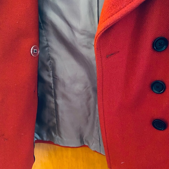 Old Navy Short Red Peacoat - Picture 5 of 7